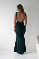 Samantha Bow Detail Maxi Dress Emerald Green | Wedding Guest Dress | Maxi | Oh Hello Clothing