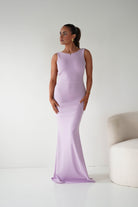 Oh Hello Clothing Women > Clothing > Dresses Samantha Bow Detail Maxi Dress | Lilac
