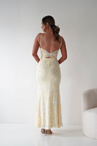 Oh Hello Clothing Women > Clothing > Dresses Santorini Butterfly Detail Embellished Gown | Yellow