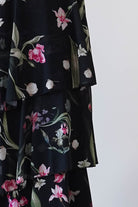 Oh Hello Clothing Women > Clothing > Dresses Seren Floral Print Halterneck Maxi Dress | Black