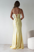 Sienna Rhinestone Bodycon Gown | Yellow | Debs & Prom | Formal Gown | Oh Hello Clothing