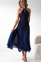 Oh Hello Clothing Dresses 1*DONE-JY25242-  SAMPLE NAVY DRESS LIKE THE SILVANA