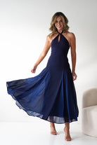 Oh Hello Clothing Dresses 1*DONE-JY25242-  SAMPLE NAVY DRESS LIKE THE SILVANA