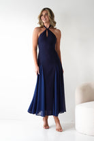 Oh Hello Clothing Dresses 1*DONE-JY25242-  SAMPLE NAVY DRESS LIKE THE SILVANA