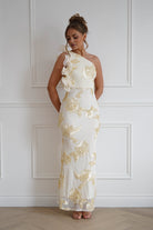 Oh Hello Clothing Women > Clothing > Dresses Siren Bodycon Maxi Dress | Light Yellow