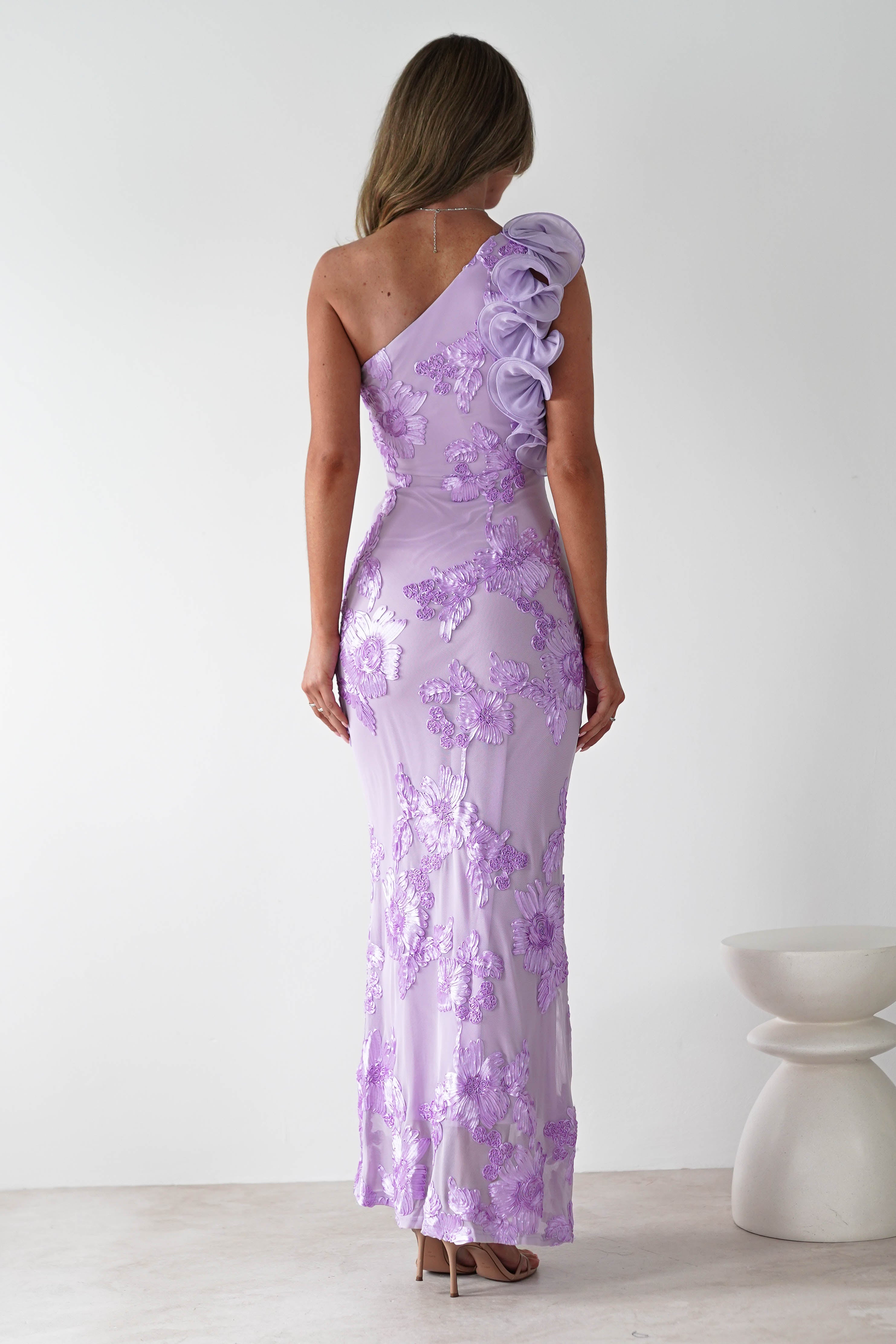 Siren Bodycon Maxi Dress Lilac | Wedding Guest Dress | Bodycon | Maxi | Oh Hello Clothing