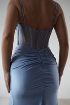 Stefani Rhinestone Bodice Gown | Light Blue | Debs & Prom | Formal Gown | Oh Hello Clothing