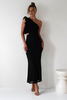 Sydney Bodycon Maxi Dress Black | Wedding Guest Dress | Bodycon | Maxi | Oh Hello Clothing