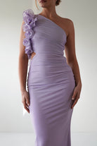 Sydney Bodycon Maxi Dress Lilac | Wedding Guest Dress | Bodycon | Maxi | Oh Hello Clothing