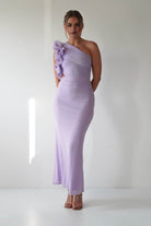 Sydney Bodycon Maxi Dress Lilac | Wedding Guest Dress | Bodycon | Maxi | Oh Hello Clothing
