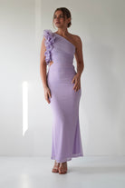 Sydney Bodycon Maxi Dress Lilac | Wedding Guest Dress | Bodycon | Maxi | Oh Hello Clothing