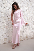 Sylvana Silky Maxi Dress Pink | Wedding Guest Dress | Maxi | Oh Hello Clothing