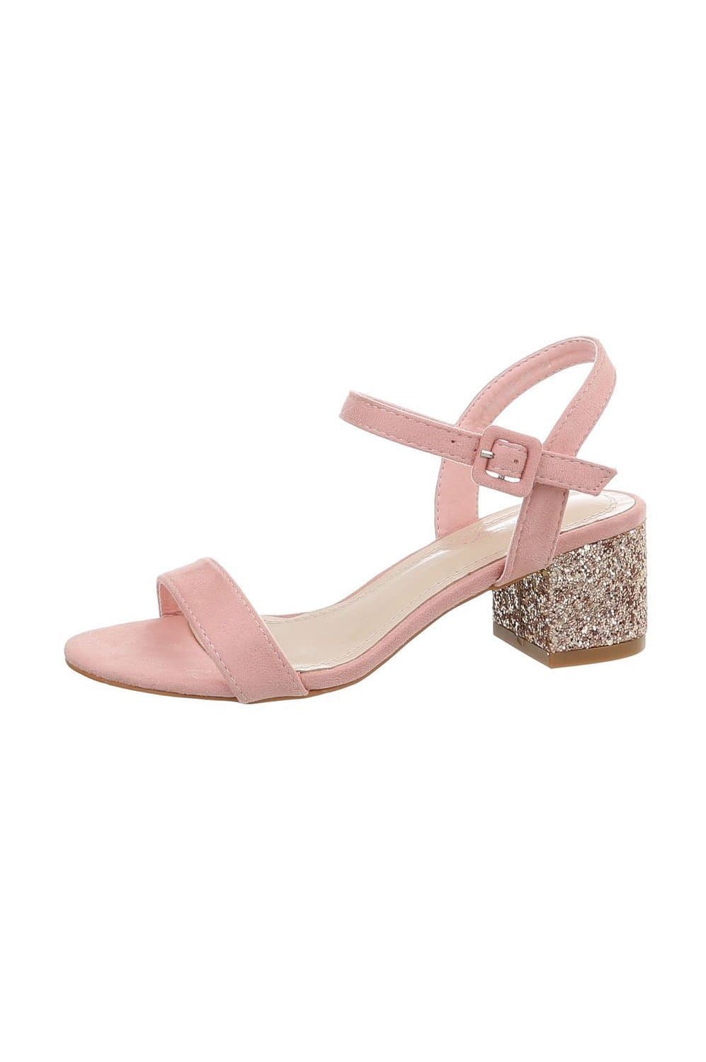 Ella Sandals Pink Glitter-Oh Hello Clothing