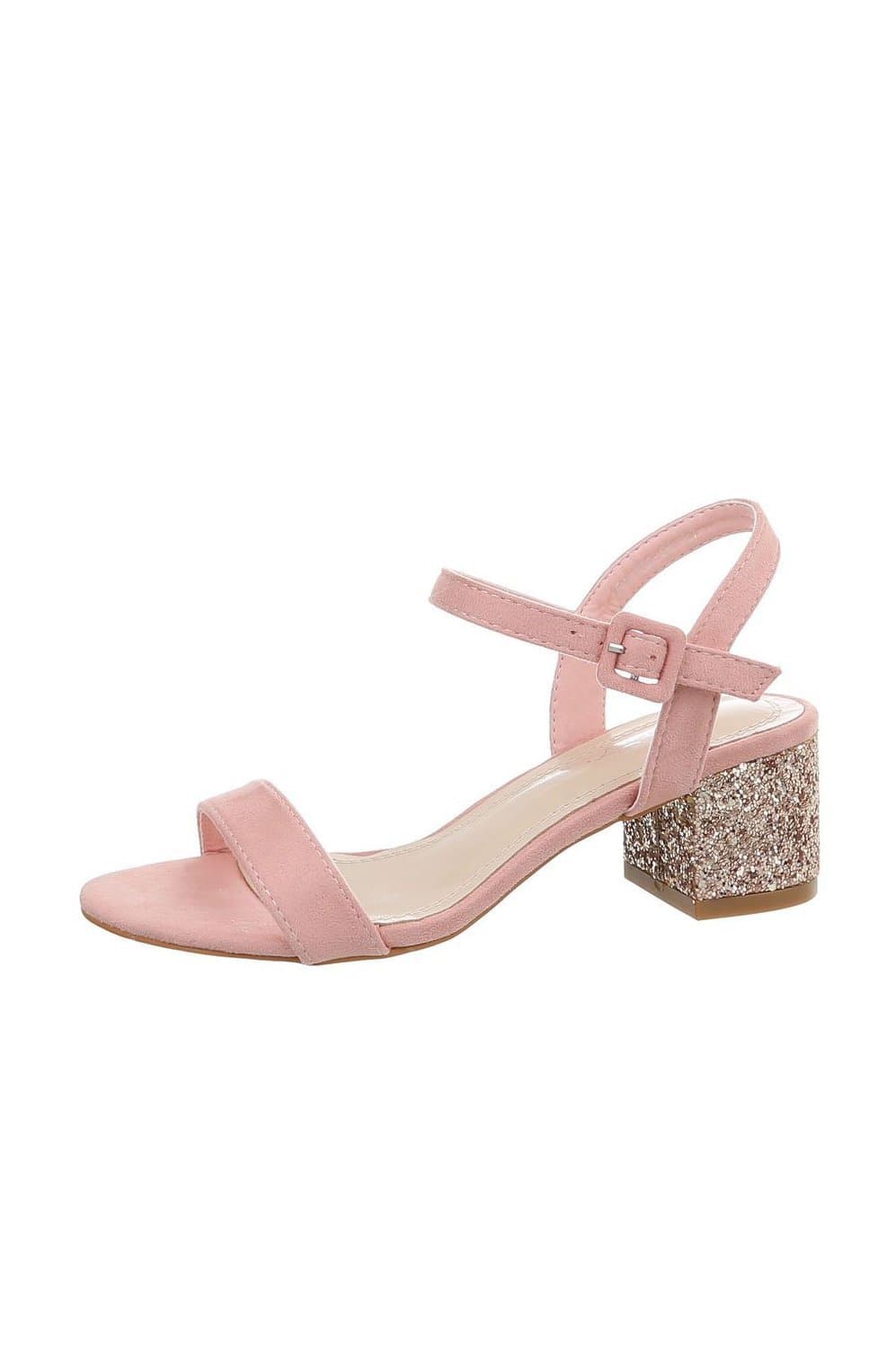 Ella Sandals Pink Glitter-Oh Hello Clothing