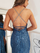 Alamour Sequin Luxe Gown | Lapis Blue | Debs & Prom | Formal Gown | Oh Hello Clothing