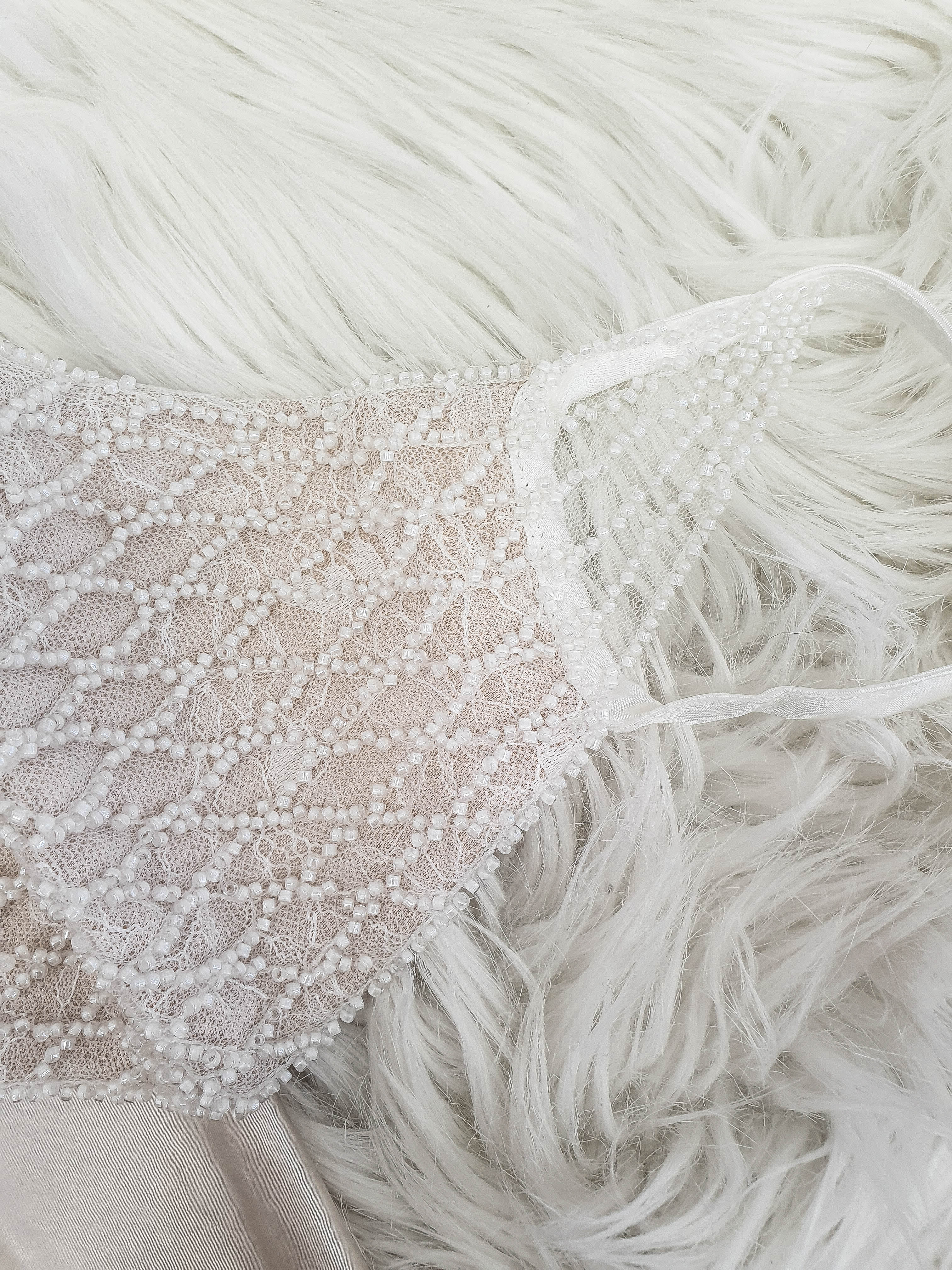 Luxury Embroidered Bridal Face Mask | Ivory | Oh Hello Clothing | Oh Hello Clothing